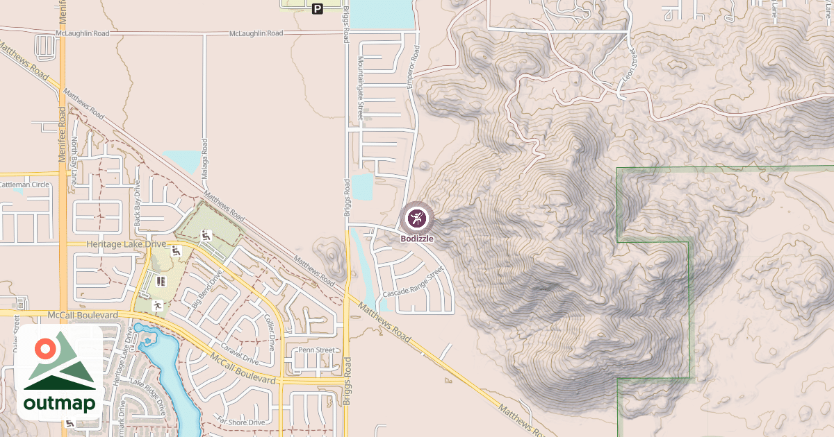 Map of Bodizzle