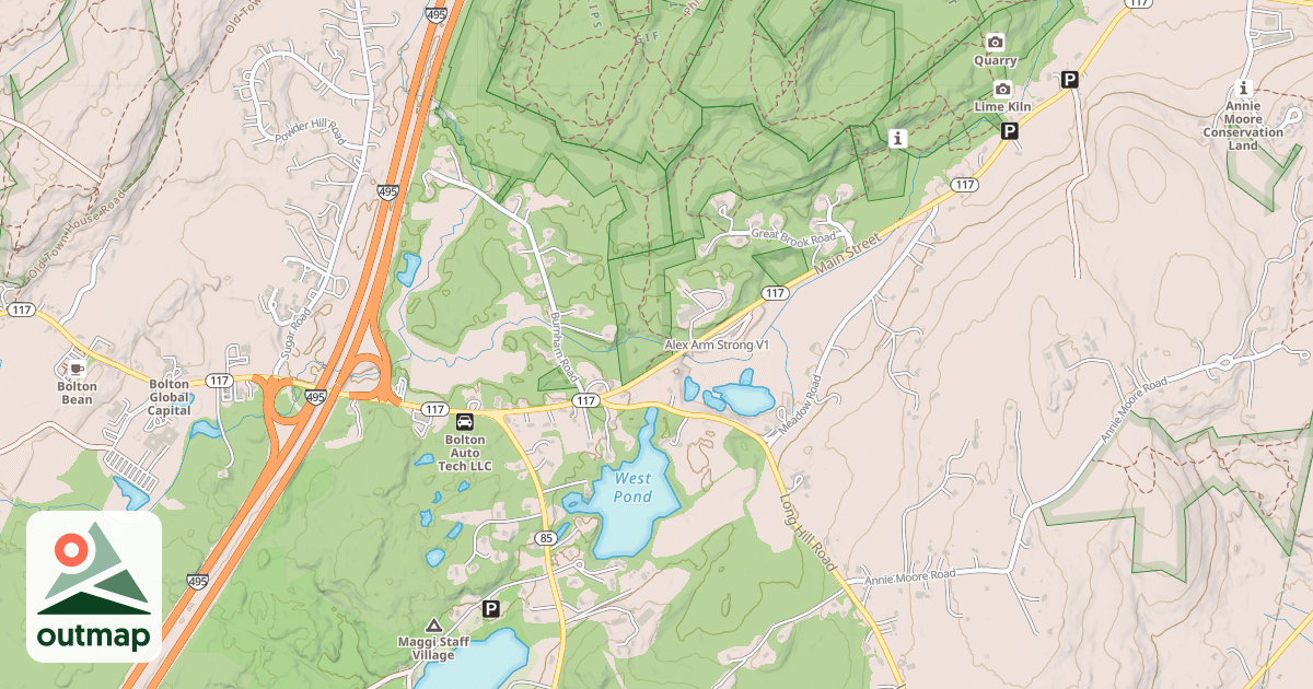 Map of Alex Arm Strong