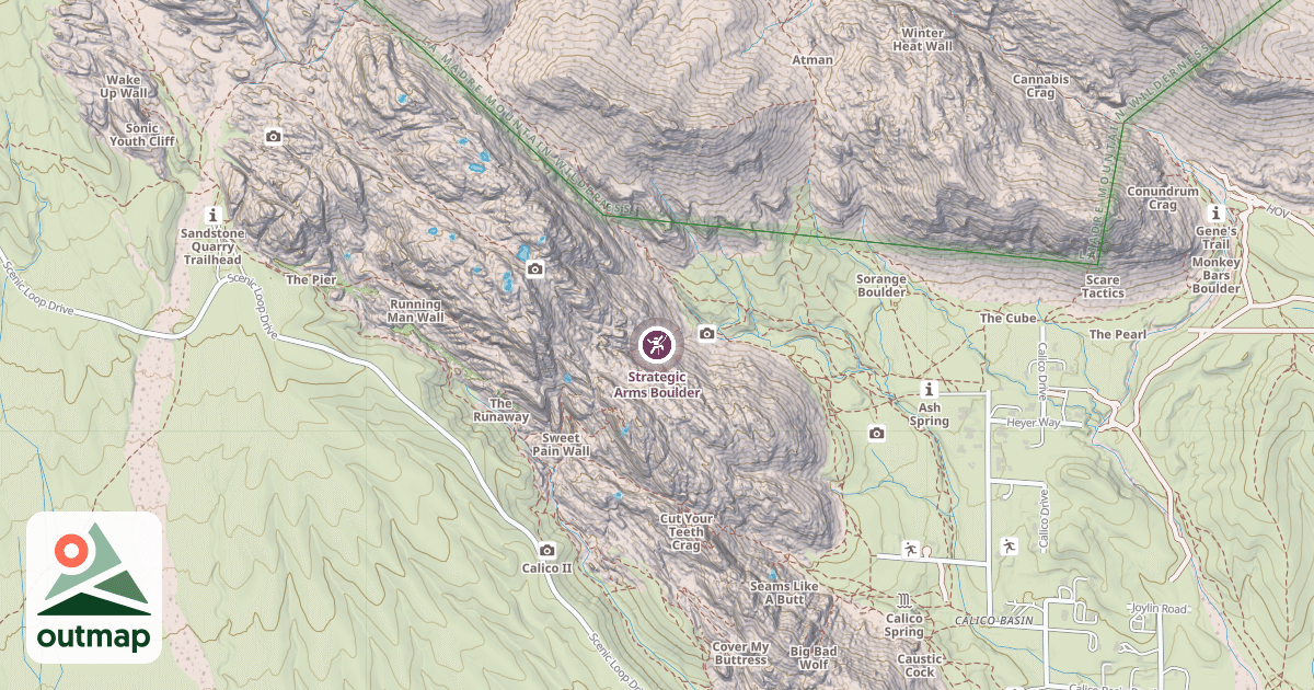 Map of Strategic Arms Boulder