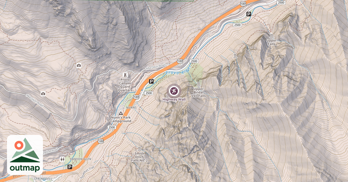 Map of Highway Wall