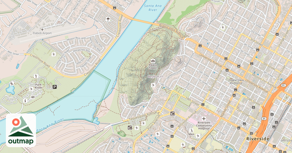 Map of Beryllium