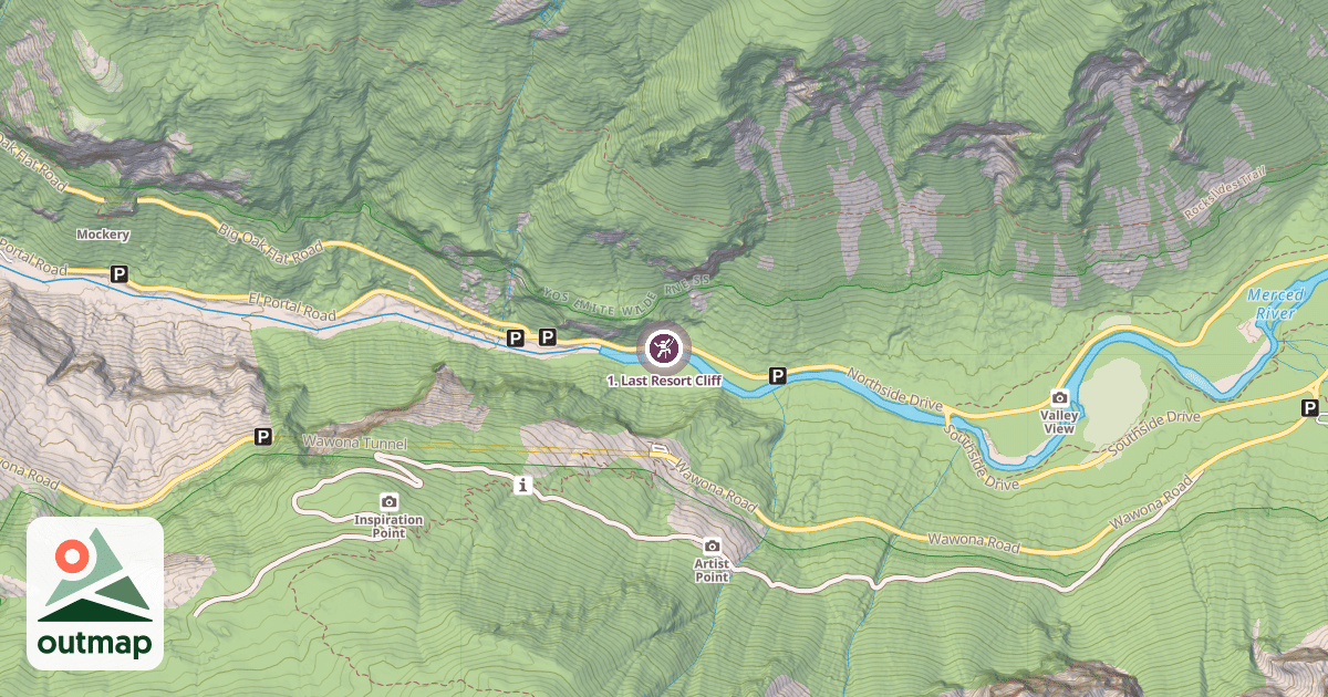 Map of 1. Last Resort Cliff