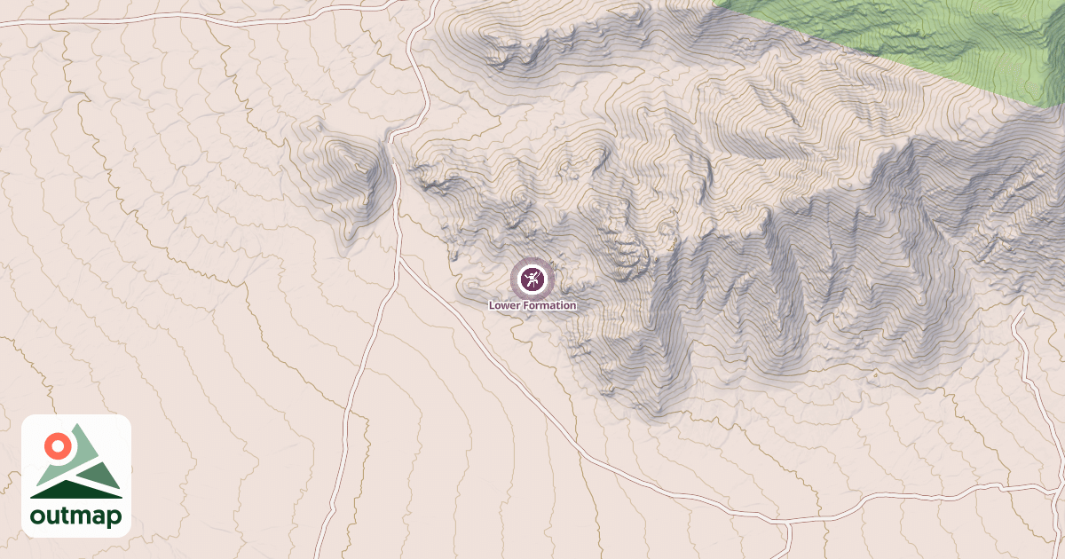 Map of Lower Formation