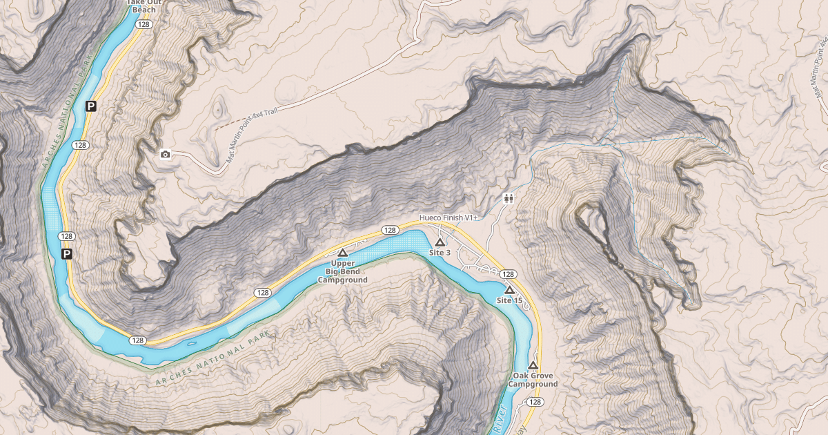 Map preview of Hueco Finish