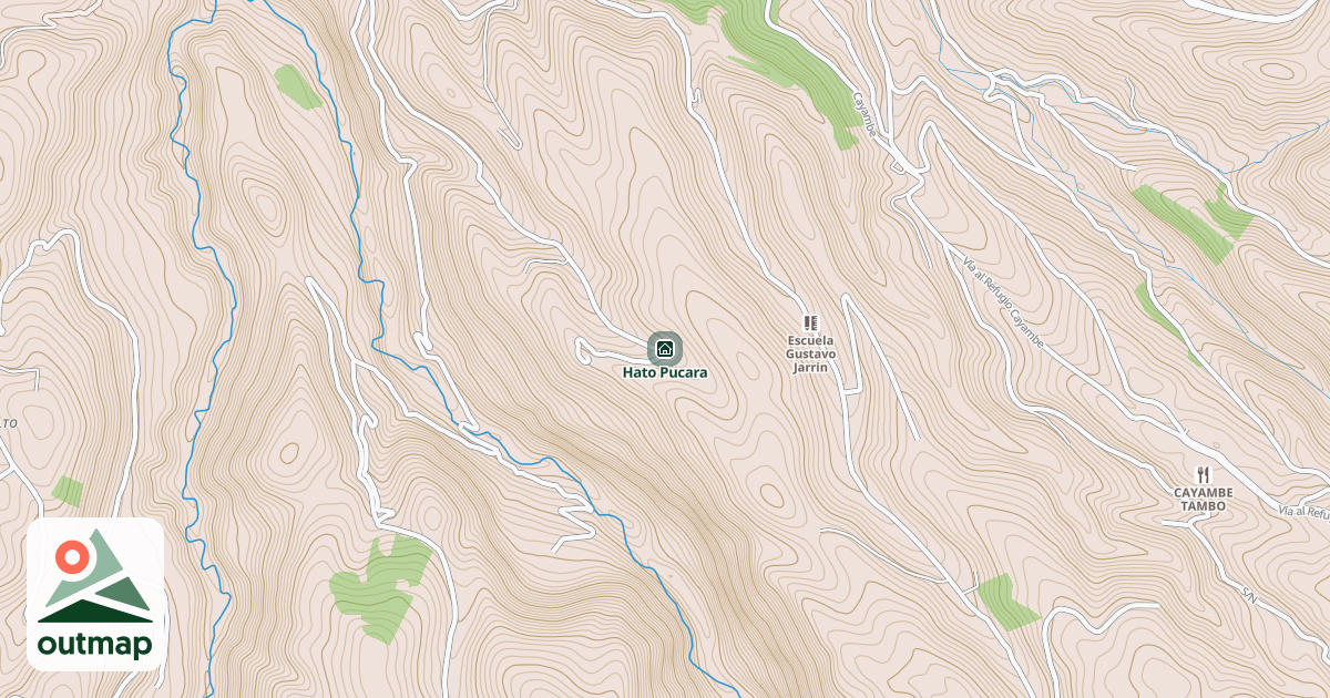 Map of Hato Pucara