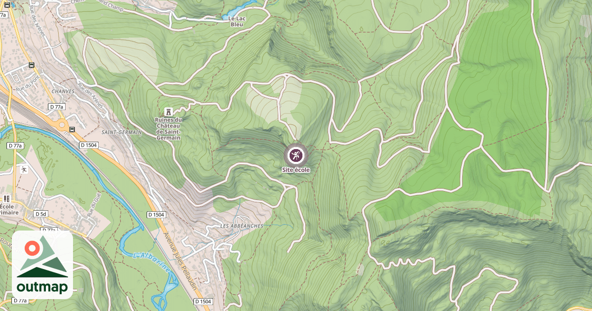 Map of Site école