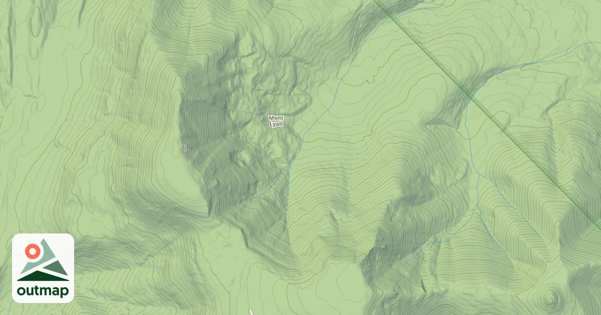 Map of Cache d'équipement Lyall 1