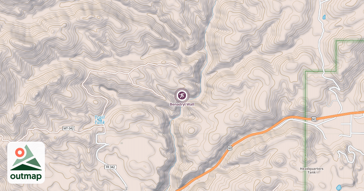Map of Benadryl Wall