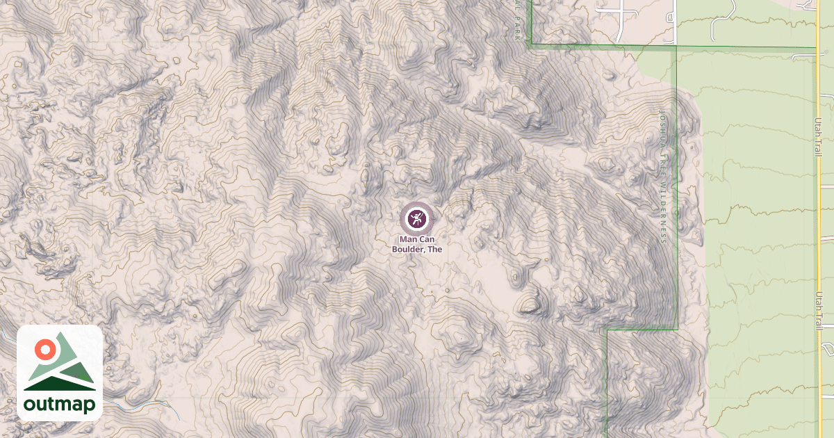 Map of Man Can Boulder, The