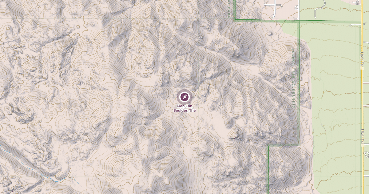 Map preview of Man Can Boulder, The