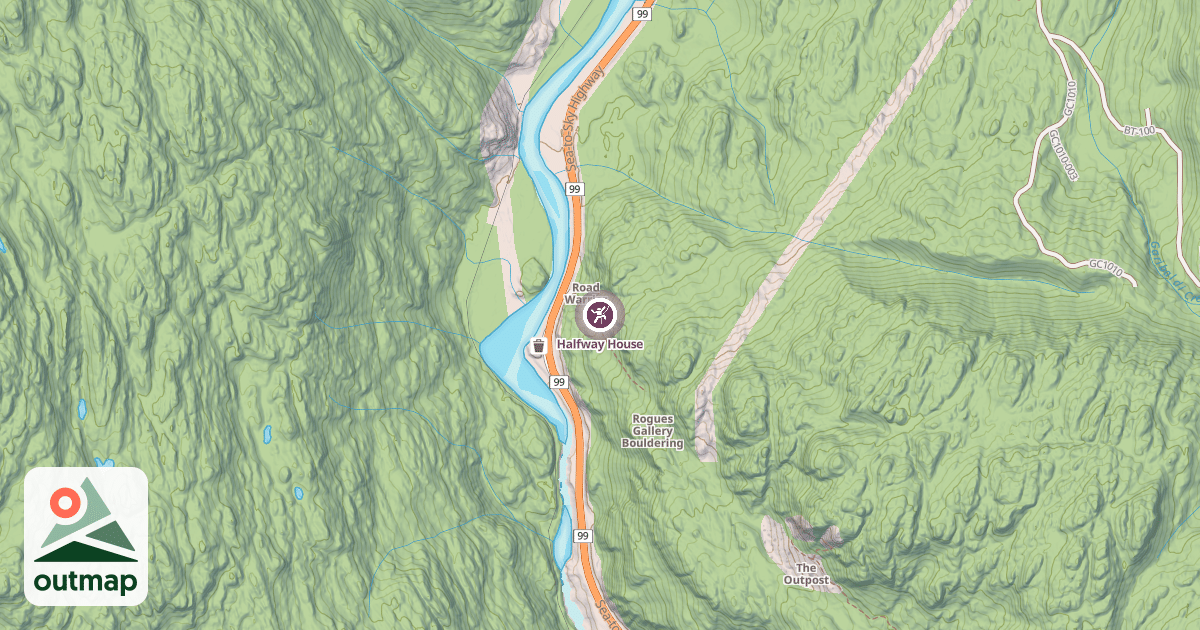 Map of Halfway House