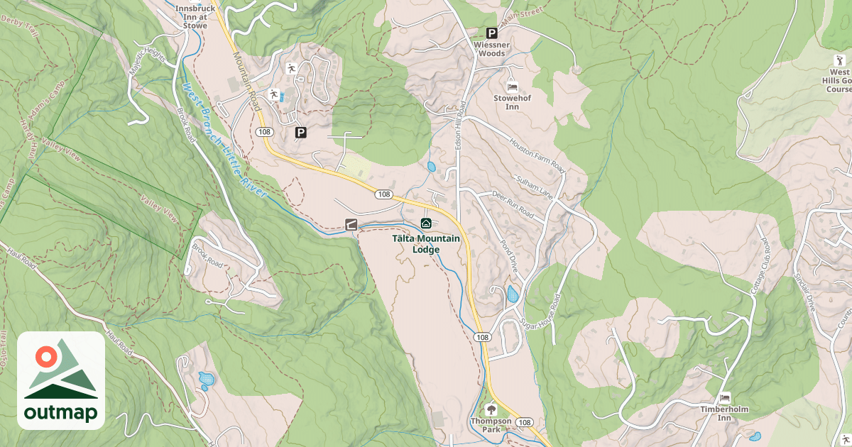 Map of Tälta Mountain Lodge