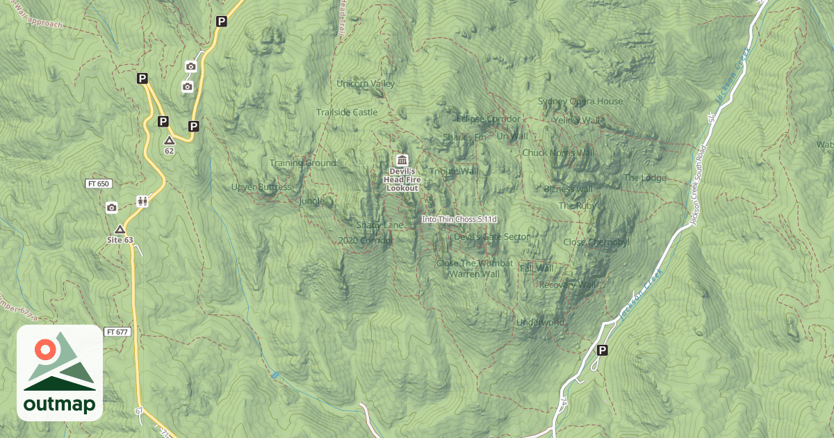Map of Into Thin Choss