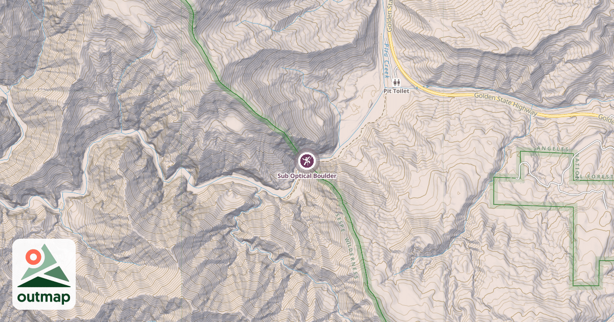 Map of Sub Optical Boulder