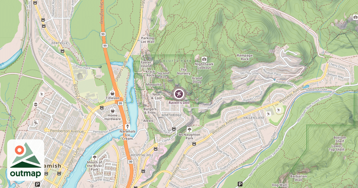 Map of Raven's Dell