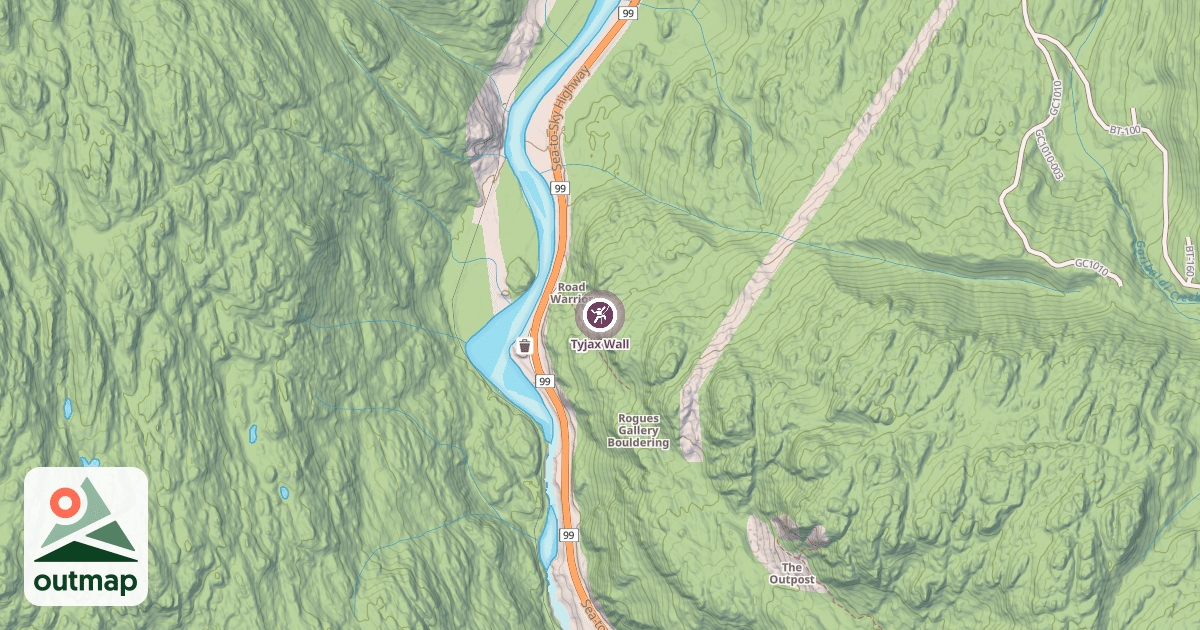 Map of Tyjax Wall