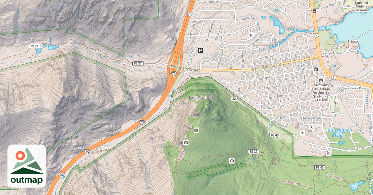 Map of Royal Flush