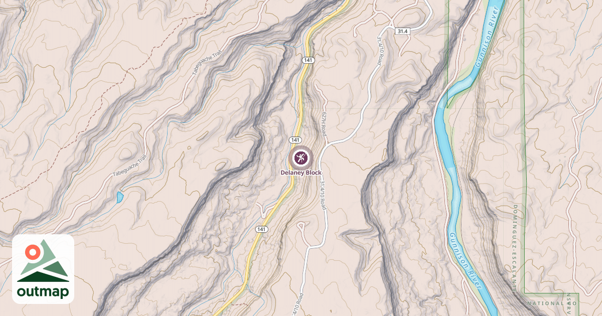 Map of Delaney Block
