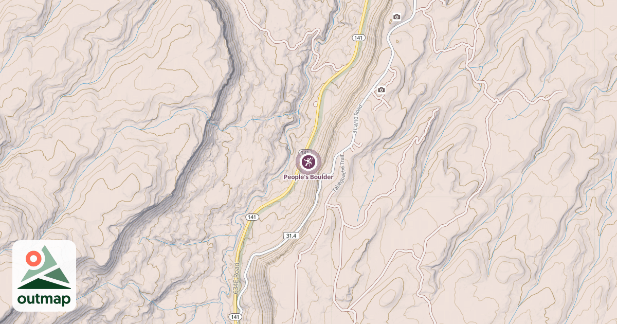 Map of People's Boulder