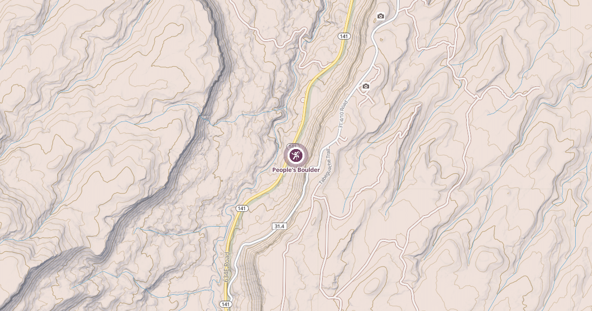 Map preview of People's Boulder
