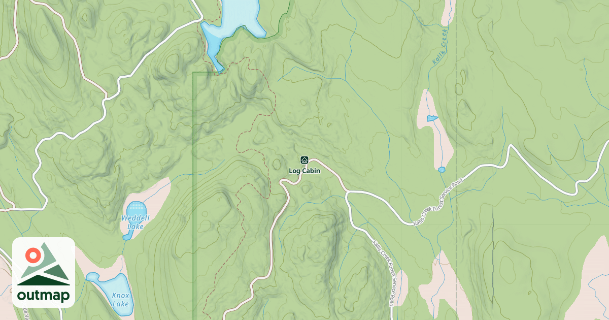 Map of Log Cabin