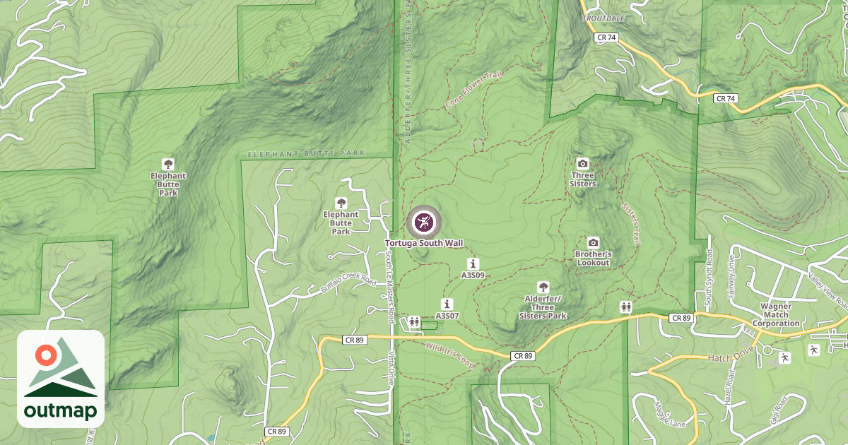 Map of Tortuga South Wall