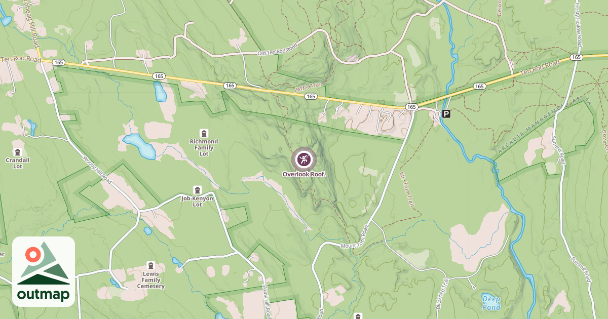 Map of Overlook Roof.