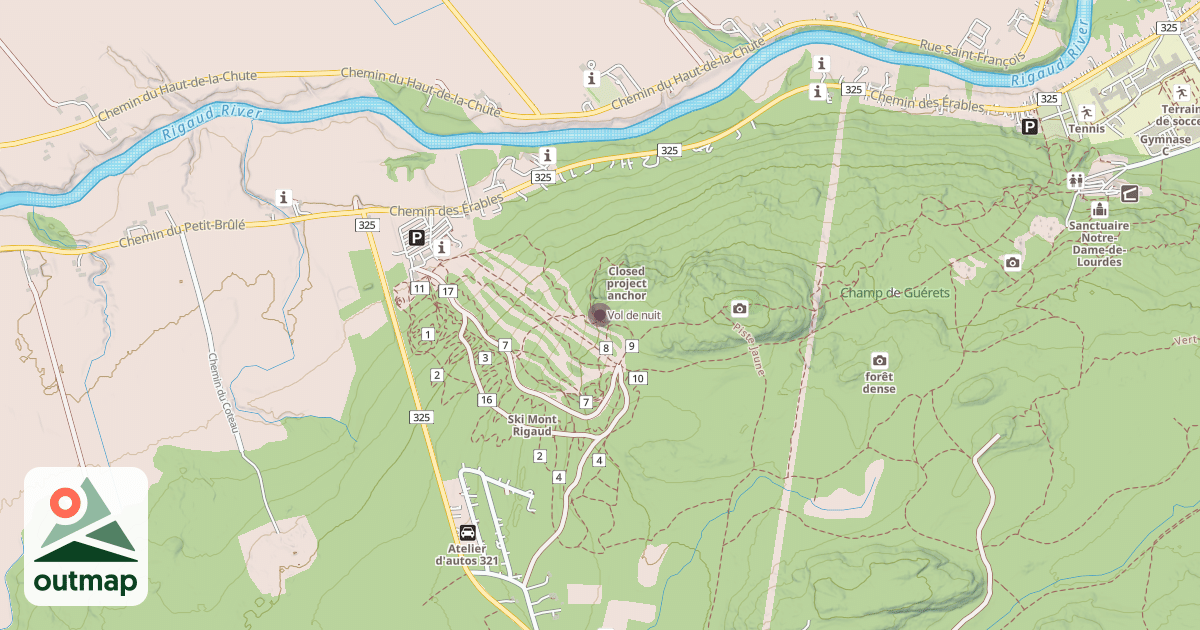 Map of Vol de nuit