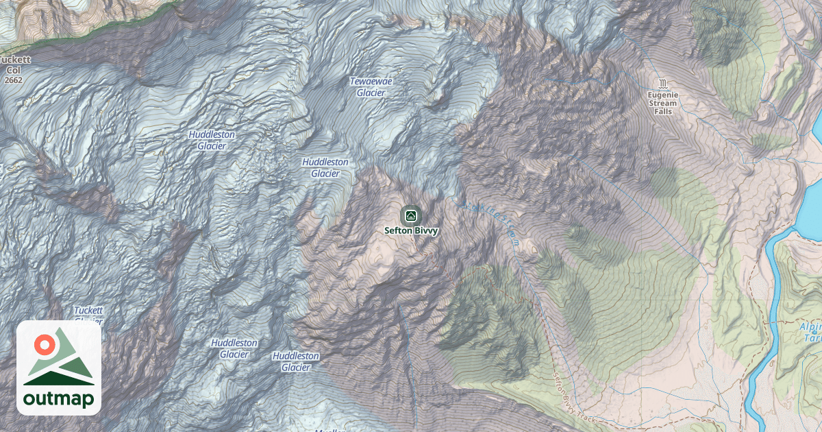 Map of Sefton Bivvy
