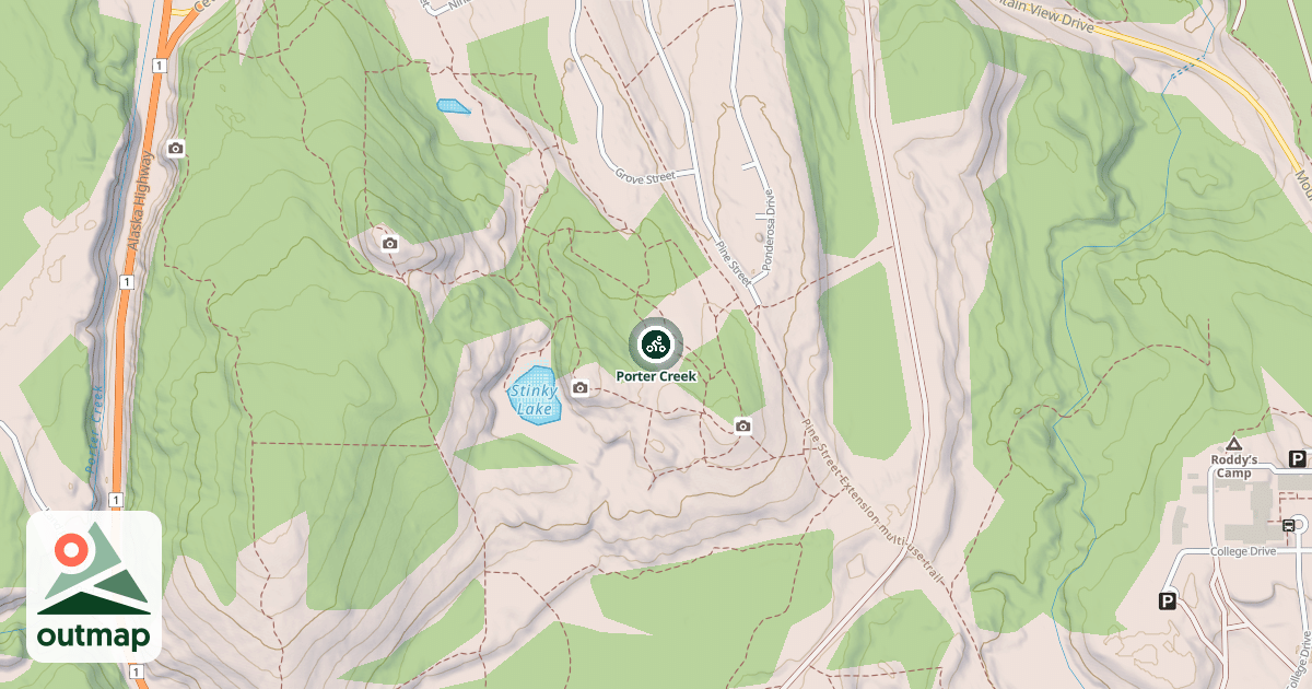 Map of Porter Creek