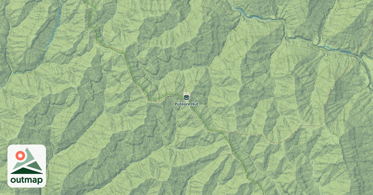 Map of Puteore Hut