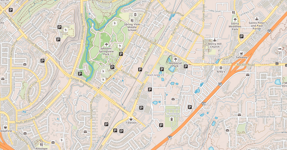 Map preview of French Arete
