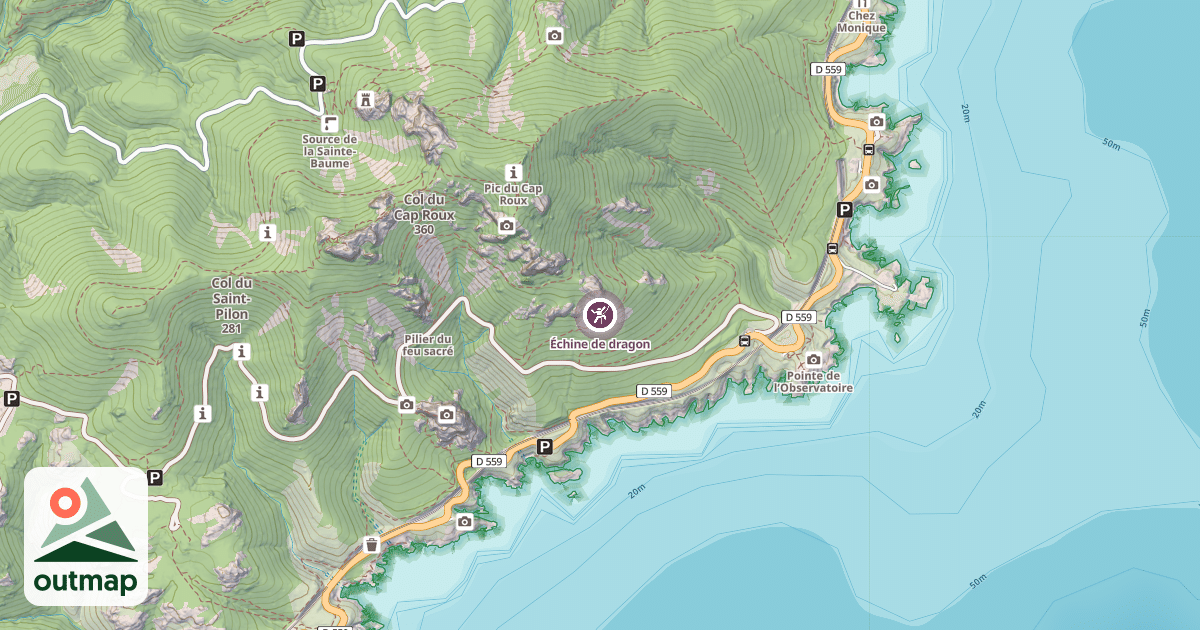 Map of Échine de dragon