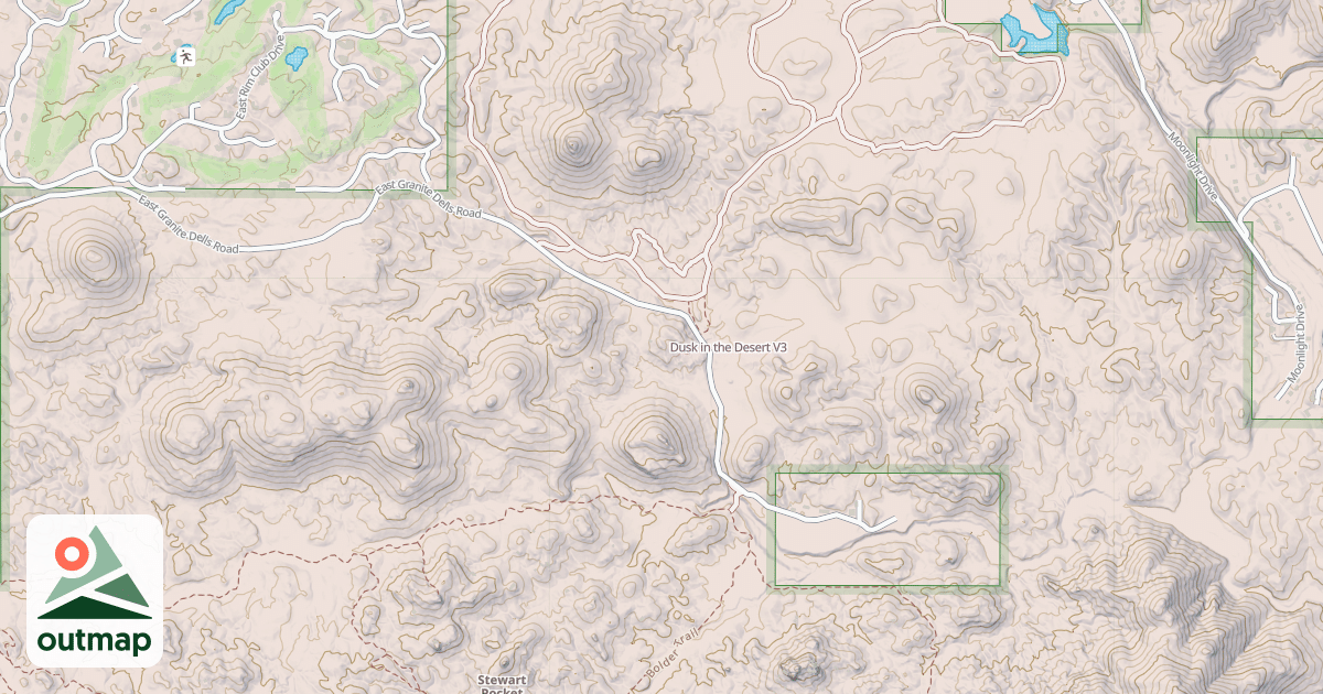 Map of Dusk in the Desert