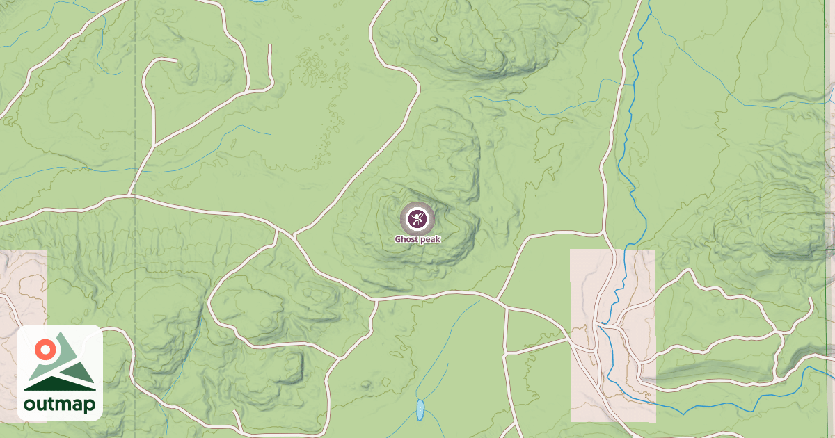 Map of Ghost peak