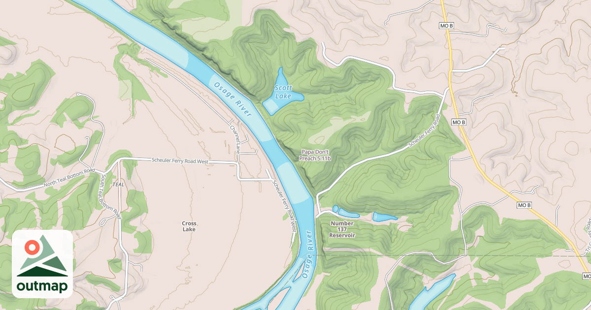 Map of Papa Don't Preach