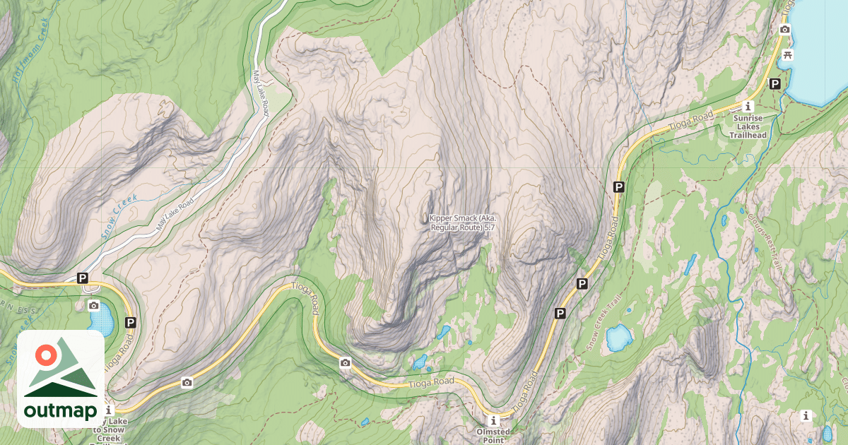 Map of Kipper Smack (Aka. Regular Route)