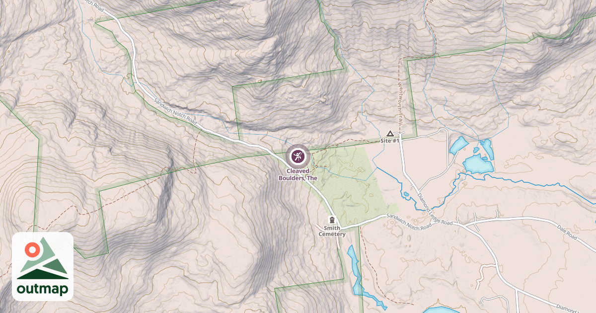 Map of Cleaved Boulders, The