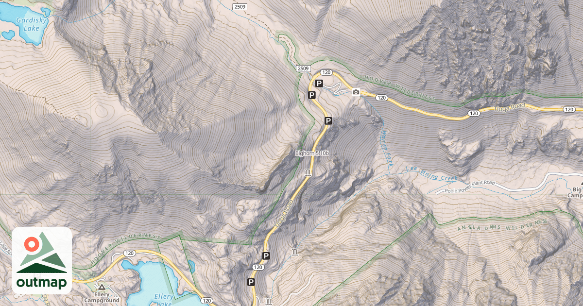 Map of Bighorn
