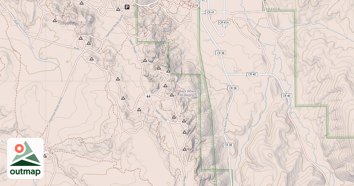 Map of Back Where It All Begins