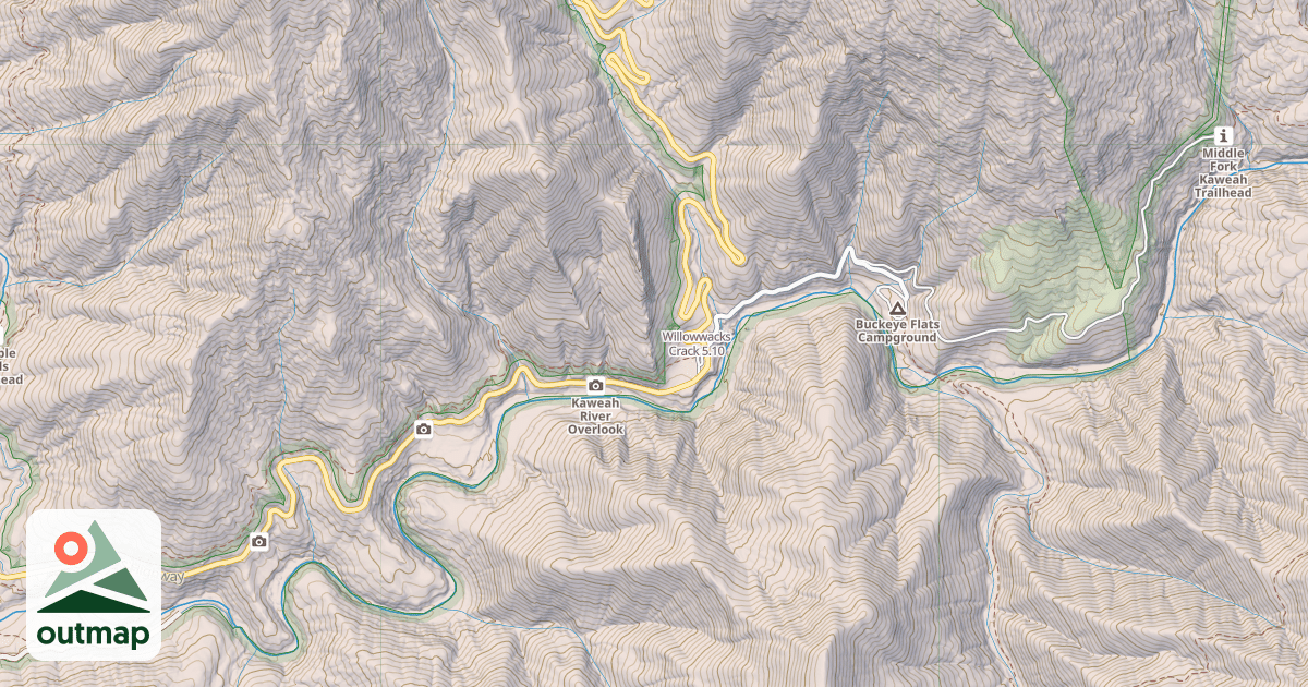 Map of Willowwacks Crack
