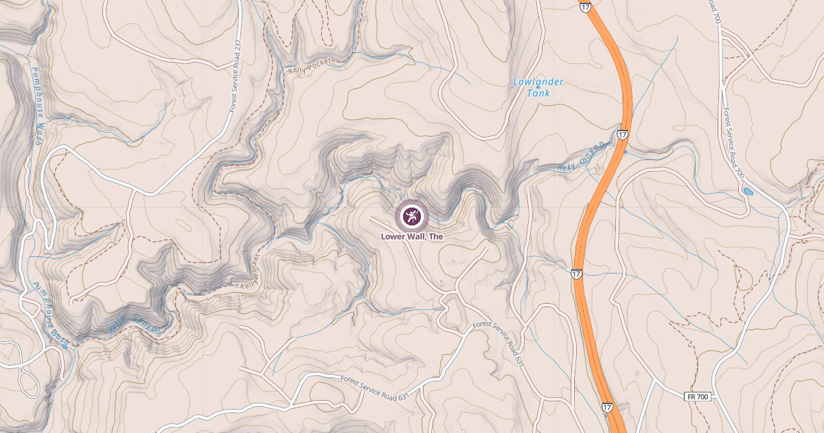 Map preview of Lower Wall, The