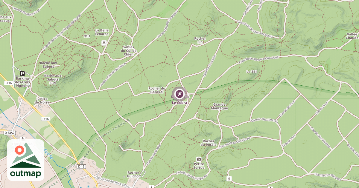 Map of Le Cobra