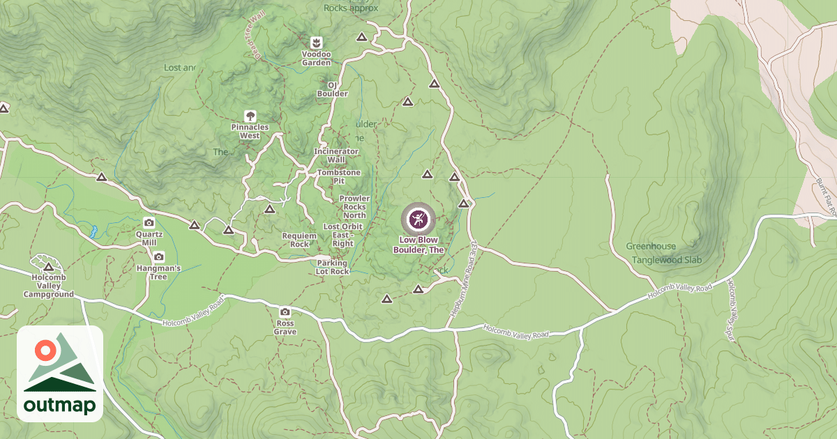 Map of Low Blow Boulder, The