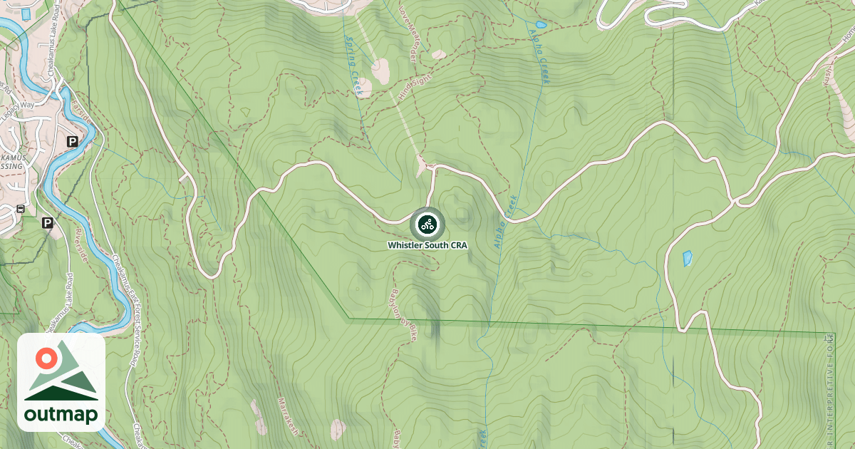 Map of Whistler South CRA