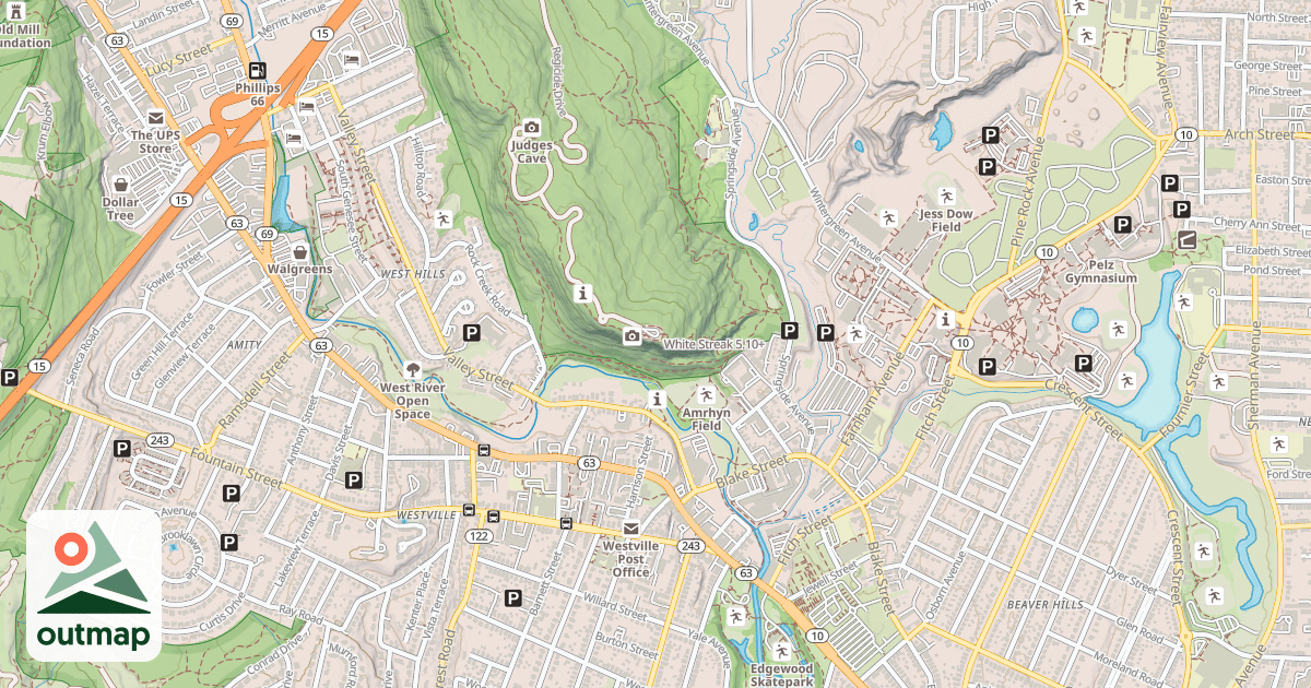 Map of White Streak