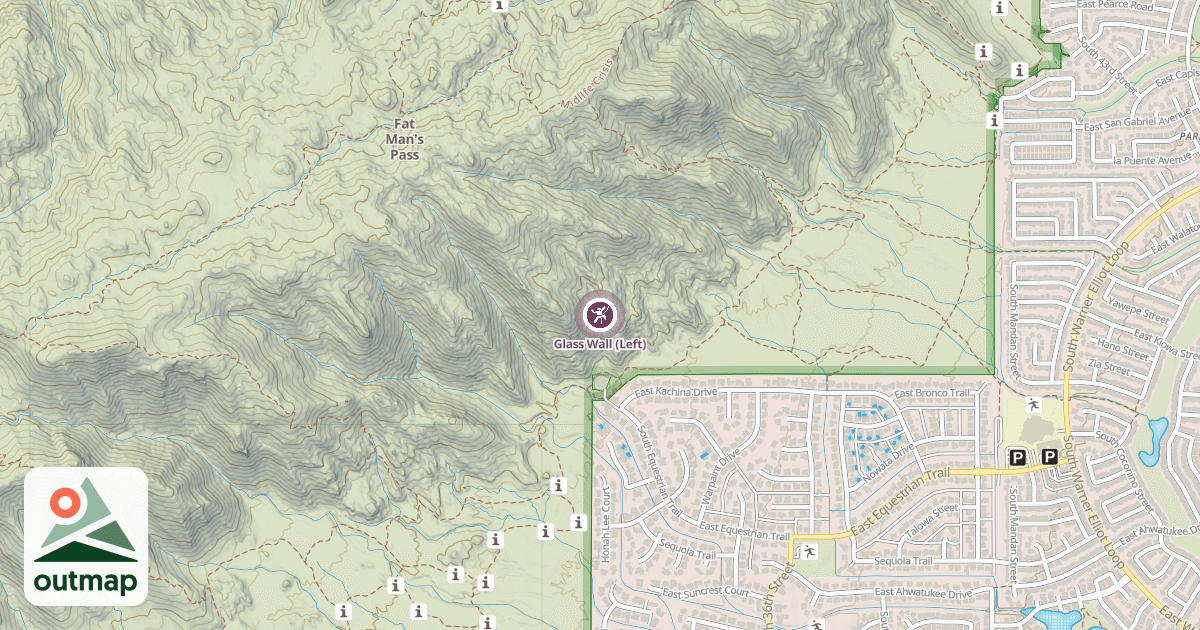Map of Glass Wall (Left)