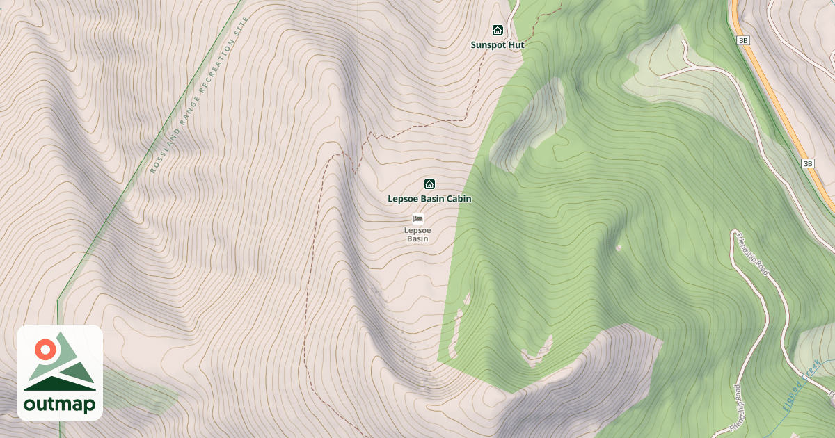 Map of Lepsoe Basin