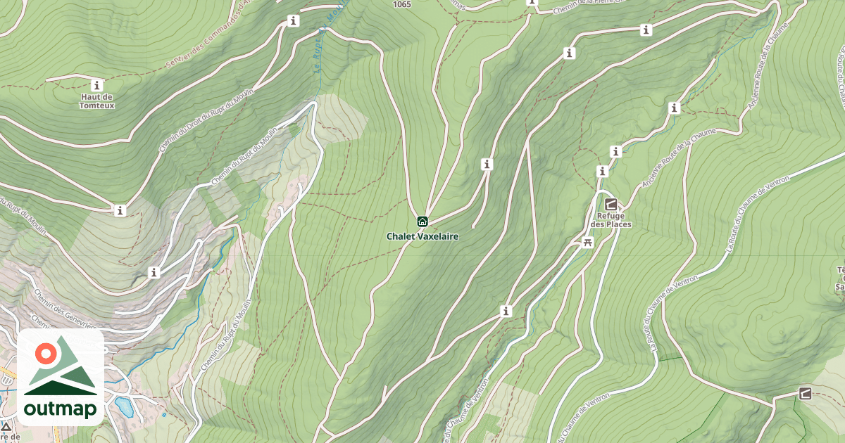 Map of Chalet Vaxelaire