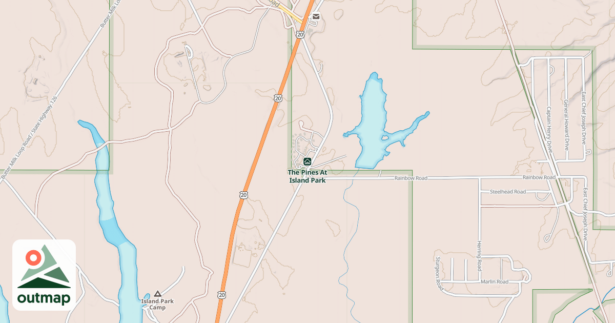 Map of The Pines At Island Park